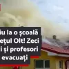 Incendiu la o scoala din judetul Olt! Zeci de copii si profesori au fost ...