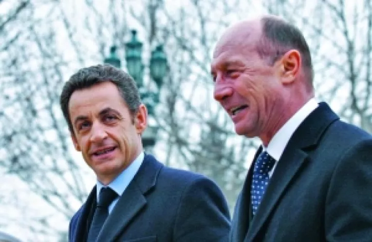 Basescu si Sarkozy au discutat despre relatia Romania - R. Moldova