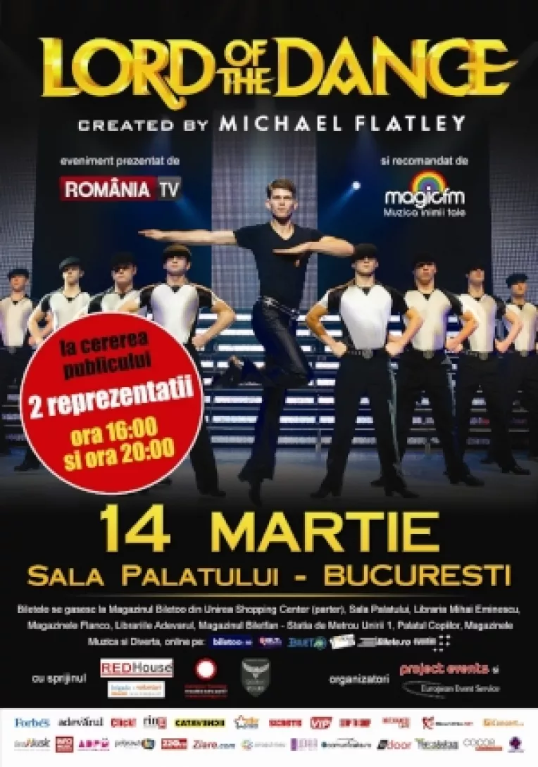 Fanii LORD OF THE DANCE din capitala au epuizat inca o categorie de bilete! 
