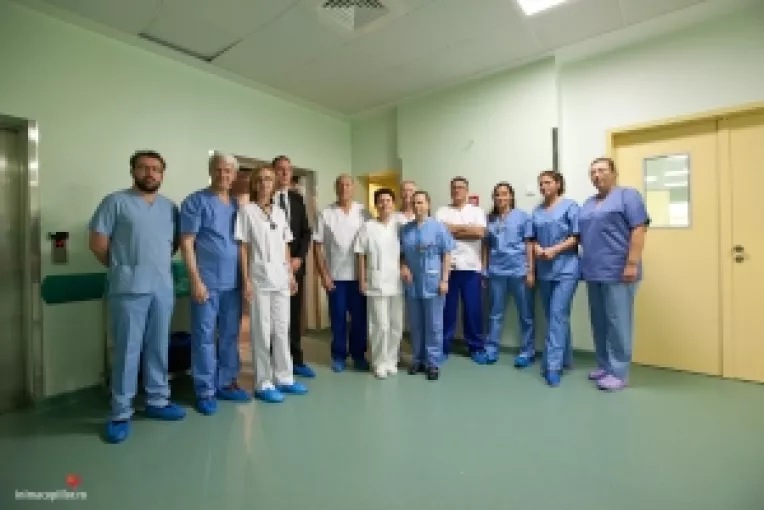 LA SPITALUL PENTRU COPII MARIE CURIE AU FOST EFECTUATE 169 DE INTERVENTII CHIRURGICALE PENTRU MALFORMATII CONGENITALE DE CORD, DE CATRE MEDICI ROMANI SI ITALIENI