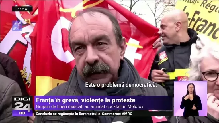 Lupte de strada la Lyon si Paris. Aproape 300 de proteste au fost programate in Franta