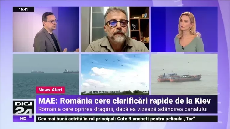 MAE cere ca Ucraina sa lase de urgenta navele romanesti sa intre pe Bratul Chilia si Canalul Bastroe