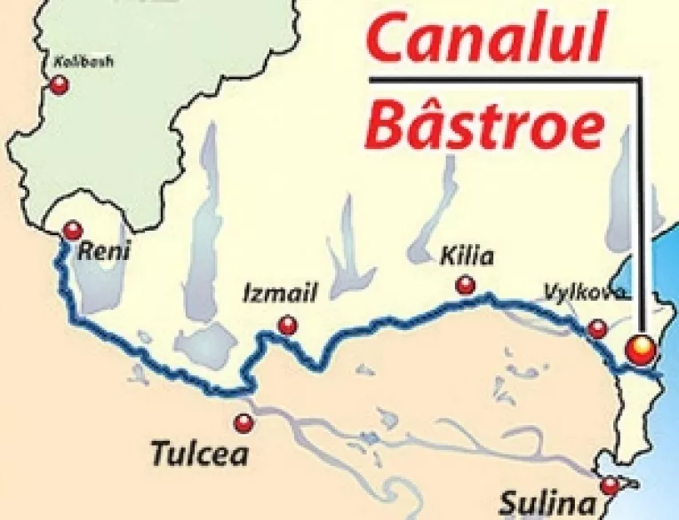 Momentan, Ucraina nu poate construi Canalul Bastroe