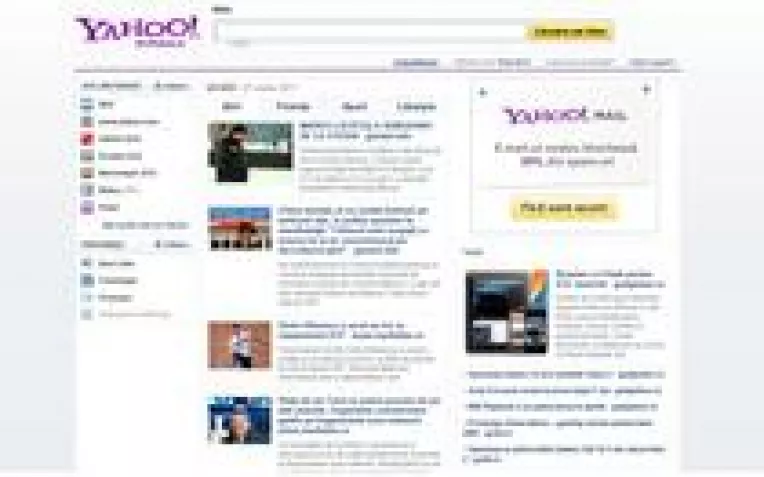 Portalul Yahoo!, versiunea romaneasca, este activ