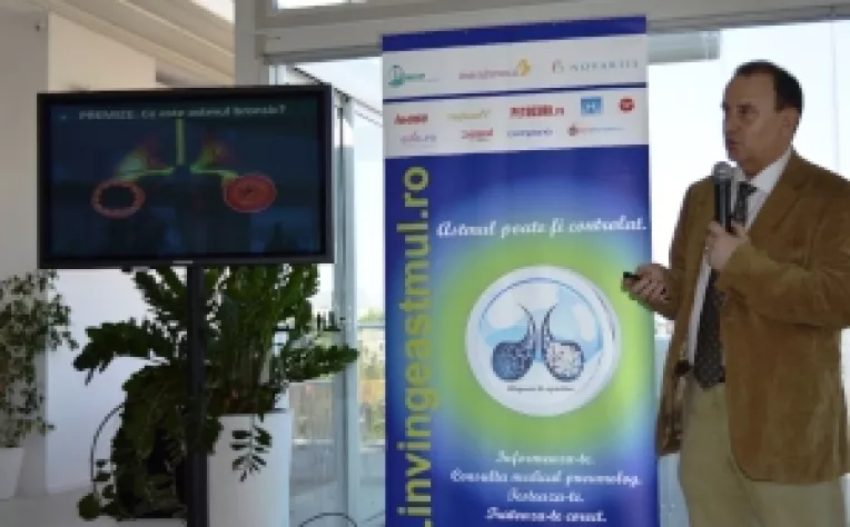 Prof. dr. Florin Mihaltan: "Testul se numeste spirometrie, nu doare si nu necesita efort!"