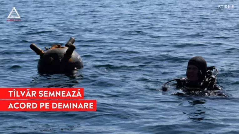 Romania, Turcia si Bulgaria au semnat memorandumul privind combaterea minelor din Marea Neagra