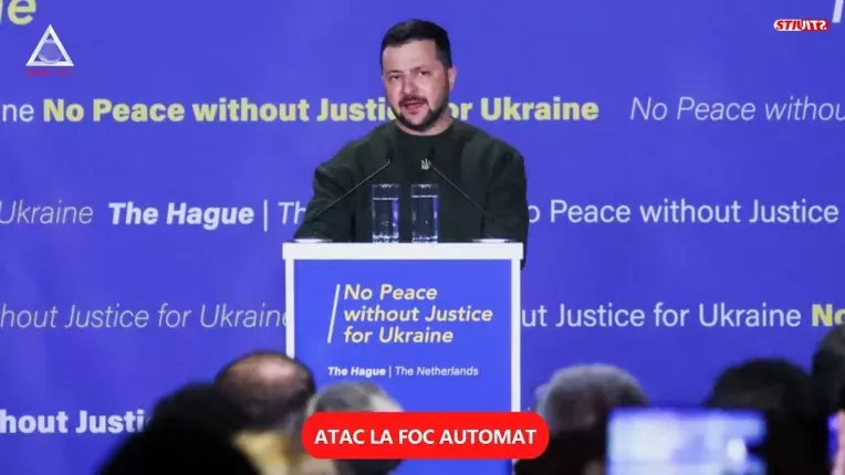 Rusia a lansat atacuri aeriene asupra Ucrainei, dupa ce Zelenski a plecat la Haga