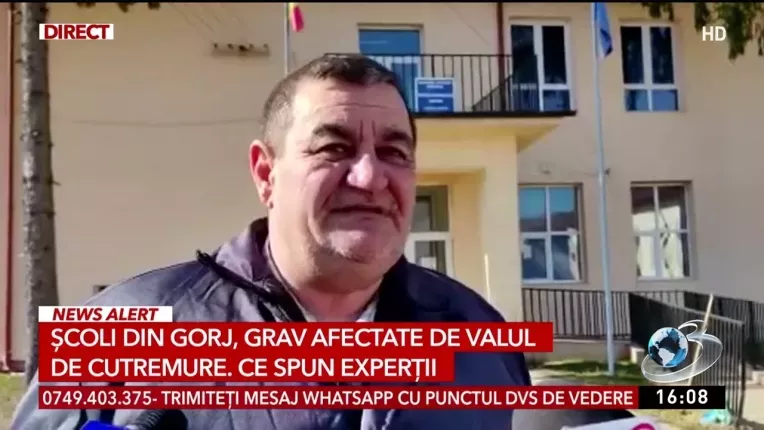 Scolile raman inchise in Gorj inca o saptamana in urma seismelor