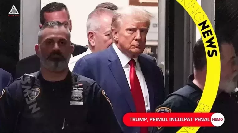 Trump a pledat nevinovat la 34 de capete de acuzare